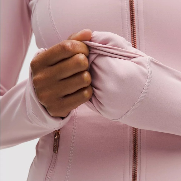Lululemon Define Jacket *Nulu* Pink Organza / Gold / Gold - Picture 3 of 9